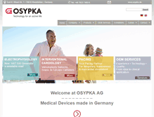 Tablet Screenshot of osypka.de